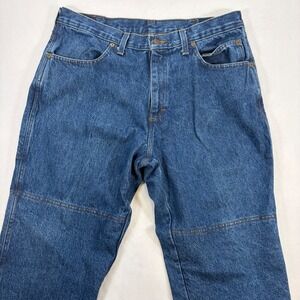 Draggin' Jeans Mens 36x30 Blue Kevlar Lined Double Knee Denim Motorcycle Biker